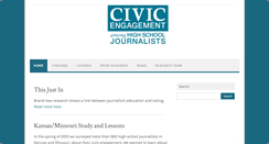 Desktop Screenshot of civicsandjournalists.org