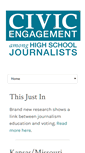 Mobile Screenshot of civicsandjournalists.org